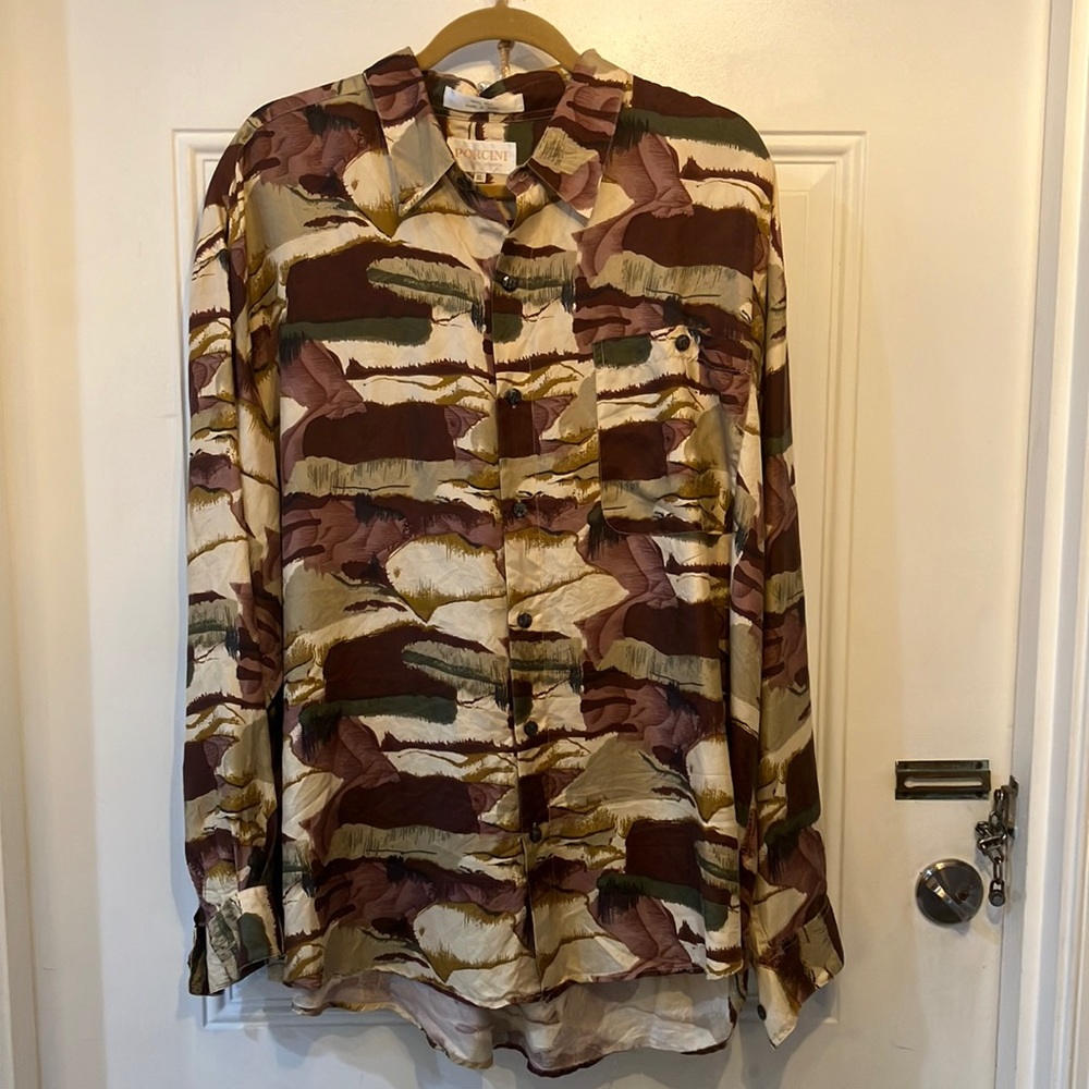 Silk Porcini Shirt